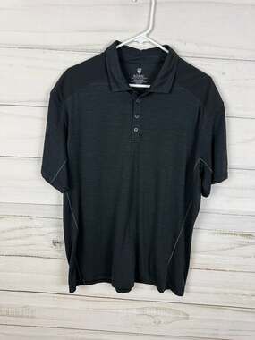 KÜHL Airkuhl Short Sleeve Performance Polo Shirt Black XX-Large
A10
